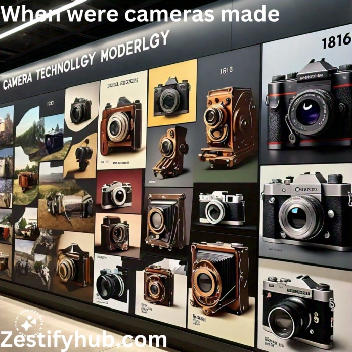 when were cameras made